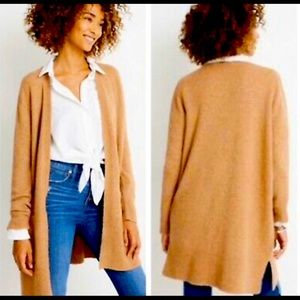 Madewell Long Brown Stretchy Cardigan